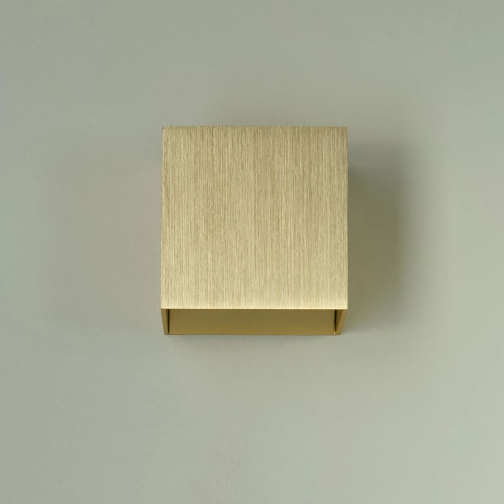 Opbouwspot Newton up & down goud Searchlight 5053423285054