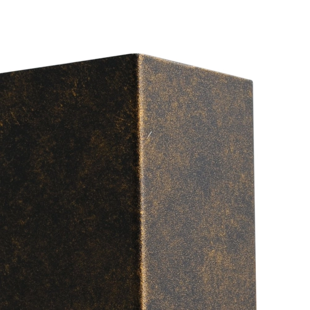 Wandlamp Metallico zwart goud gevlamd Masterlight 8718121196664