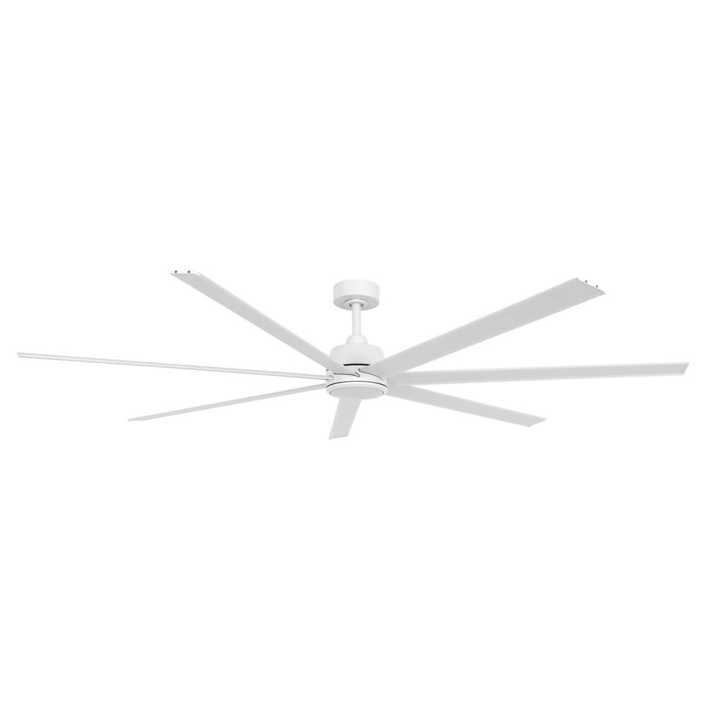 Witte plafondventilator Atlanta Ø183cm