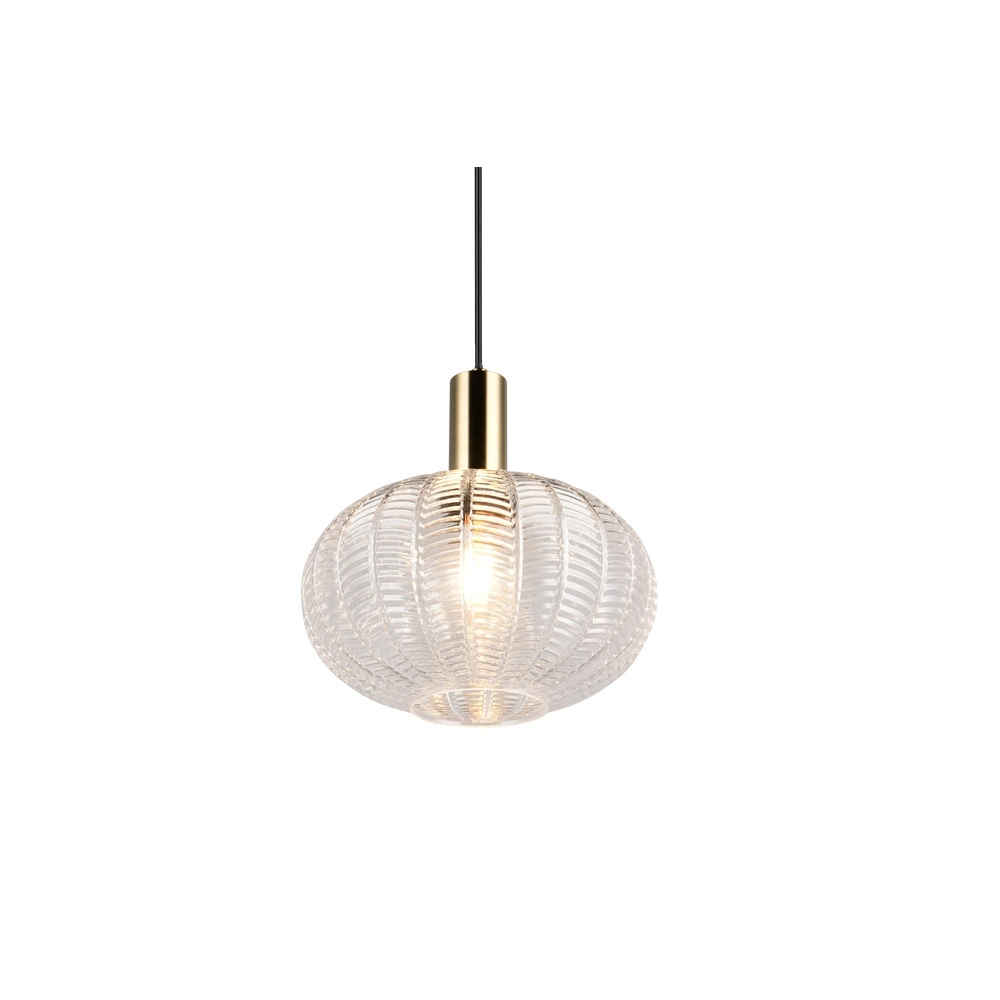 Klassieke hanglamp Elvezia transparant glas Trio 4017807682045