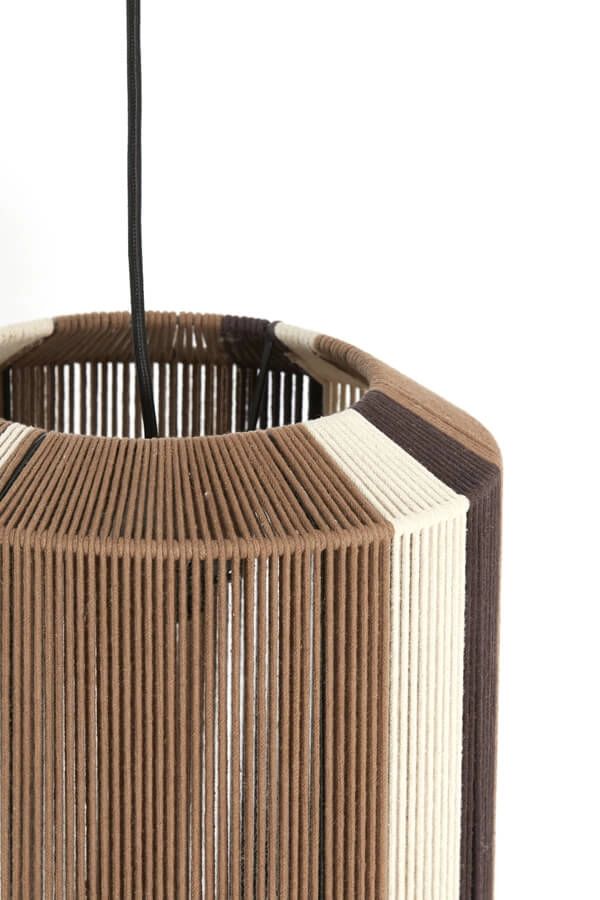 Hanglamp Kozana bruin Ø 30cm Light & Living 8717807758776