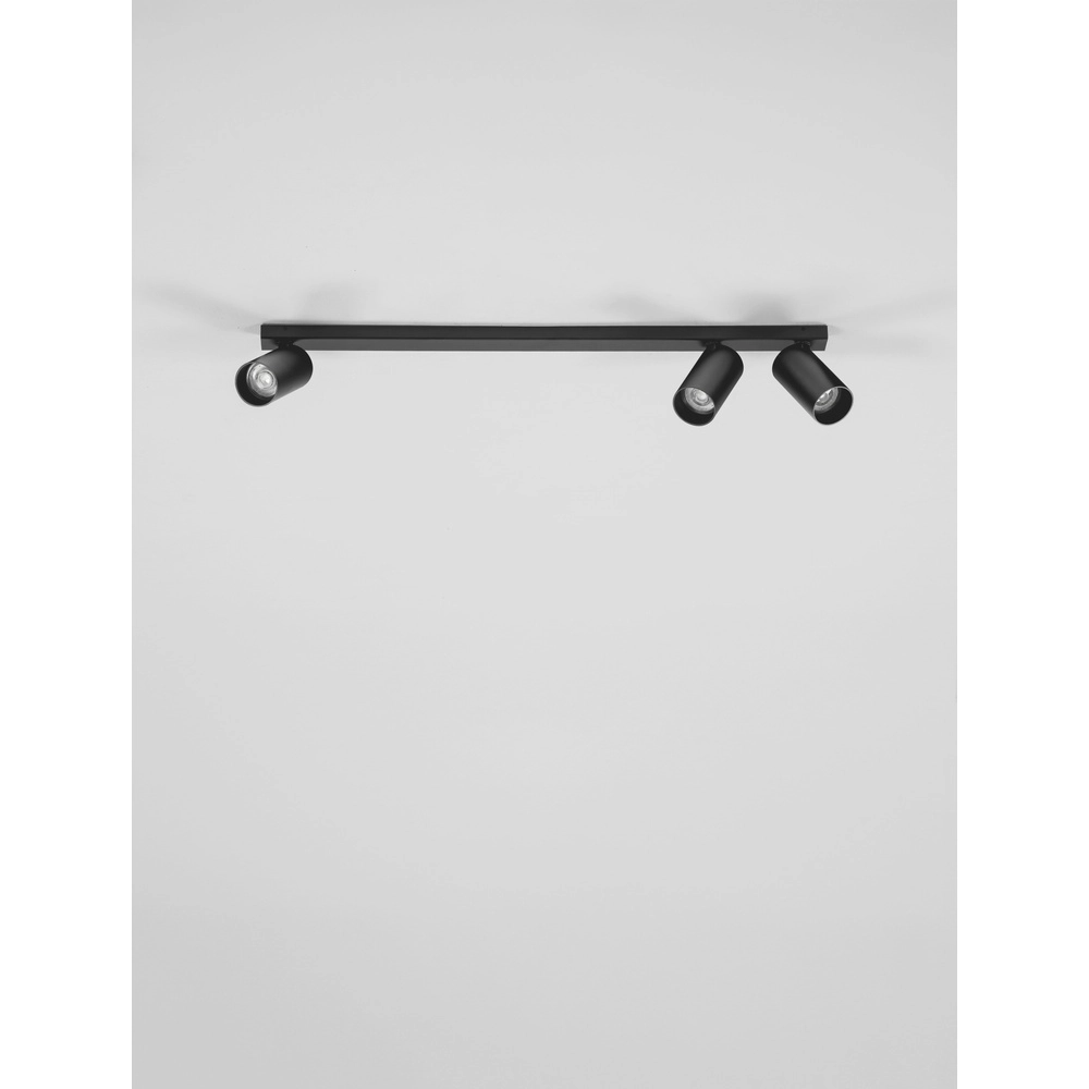3-lichts plafondlamp Oso zwart Lyora 5212017465061