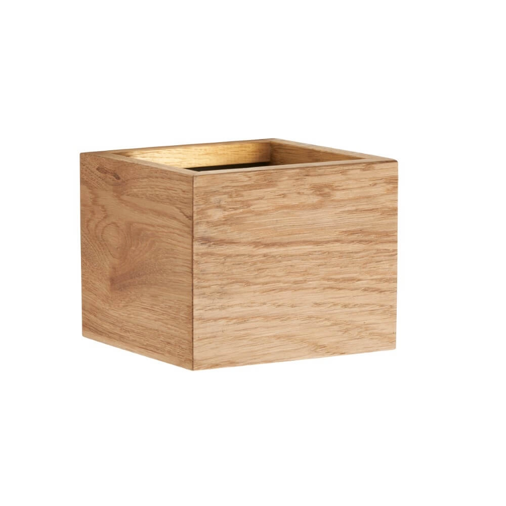 Led wandlamp Shine-Wood 12,5cm Led wandlamp Shine-Wood 12,5cm
