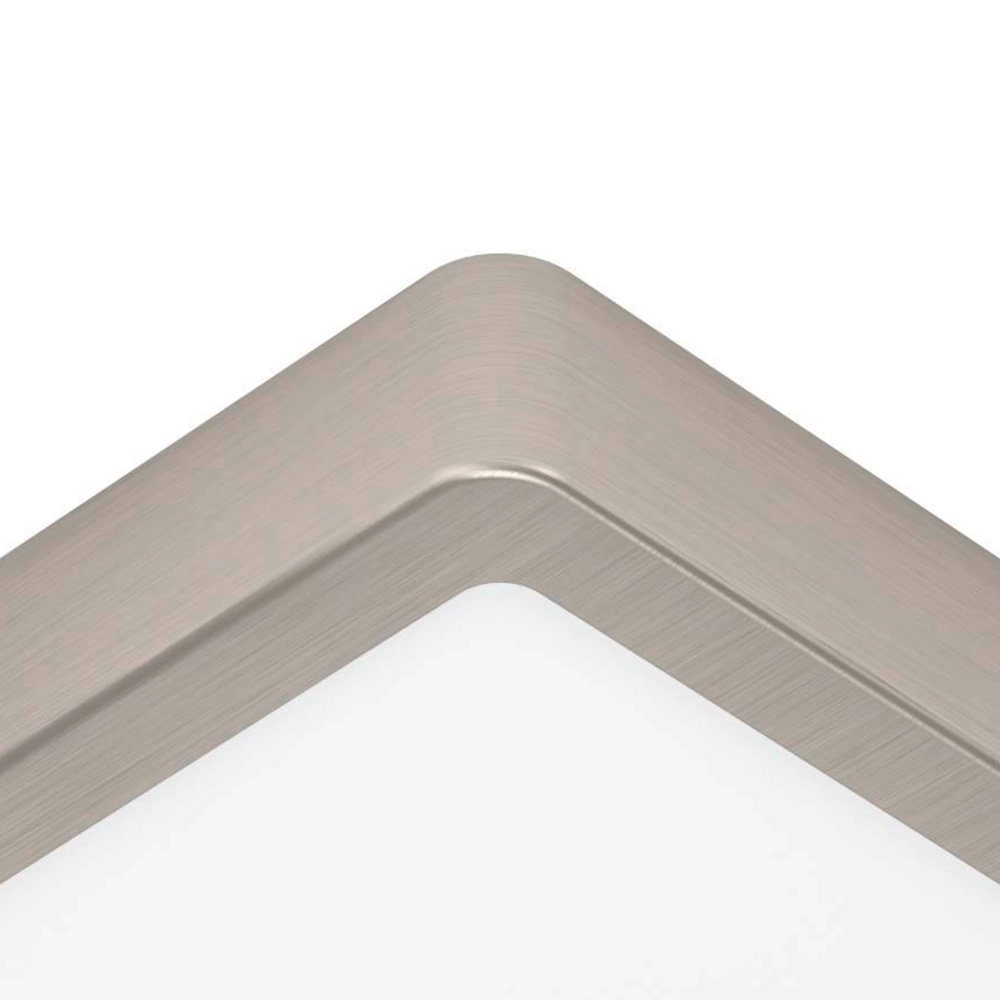 RVS plafonnière Fueva 5 21 bij 21cm Eglo 9008606244935