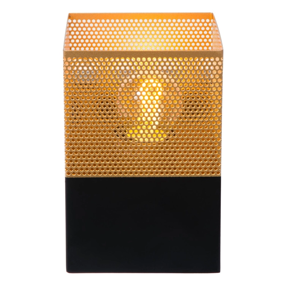 Design wandlamp Renate zwart met goud Lucide 5411212211286