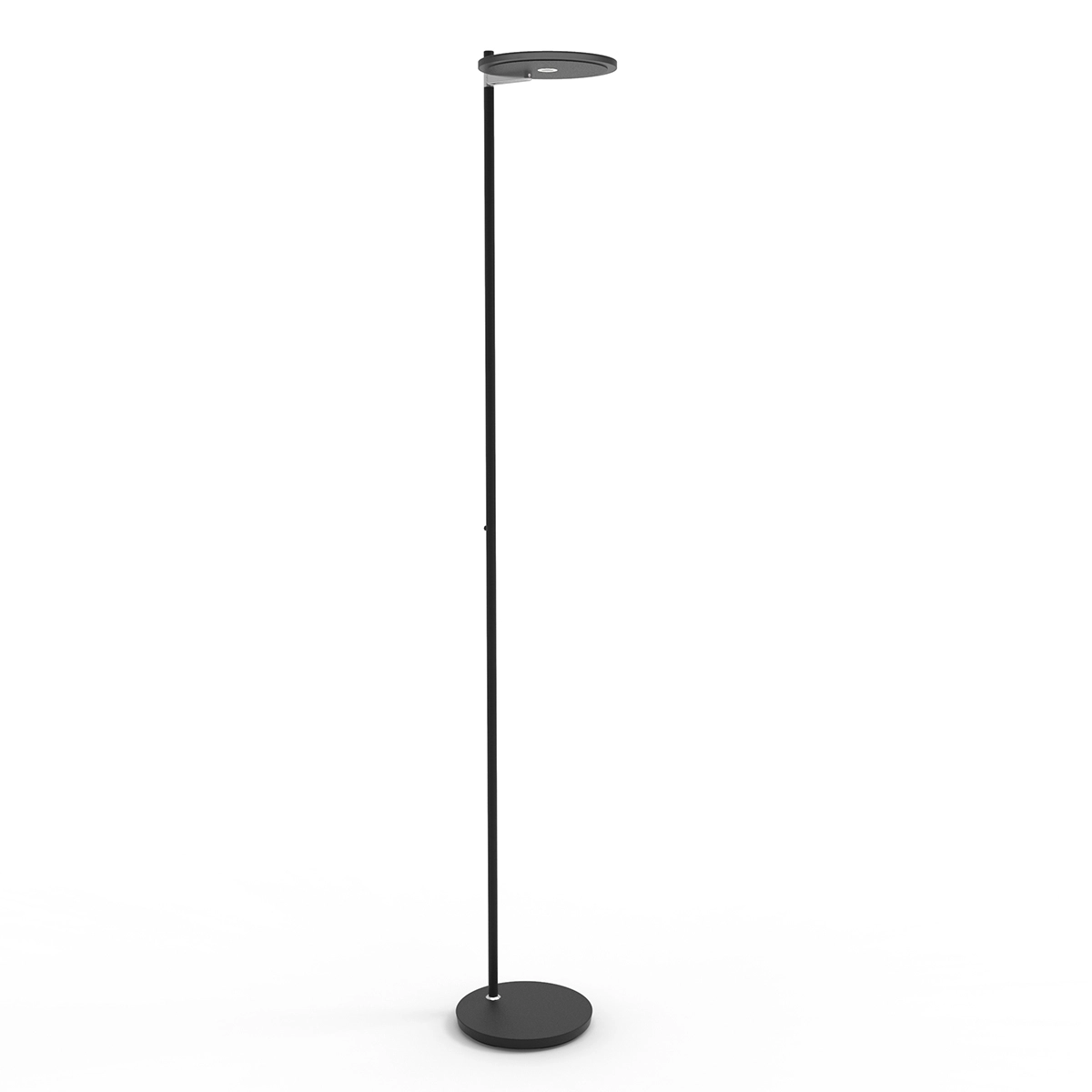 Led vloerlamp Turound 40w - 2200-4000K - 187cm zwart smoke glas