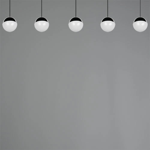 5-lichts hanglamp Senta chroom Trio 4017807685855