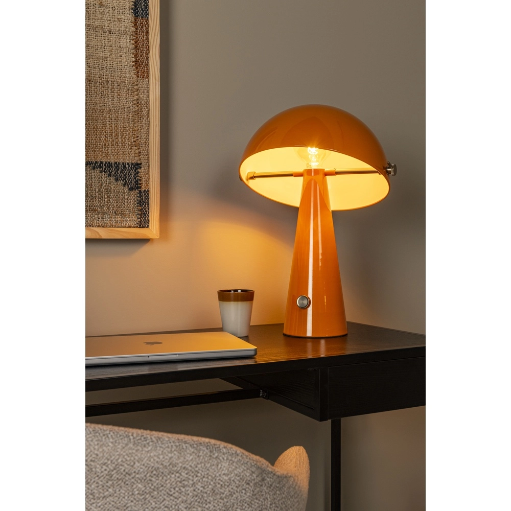 Tafellamp Barone oranje Ø 38cm Lucide Vibes 5411212650122