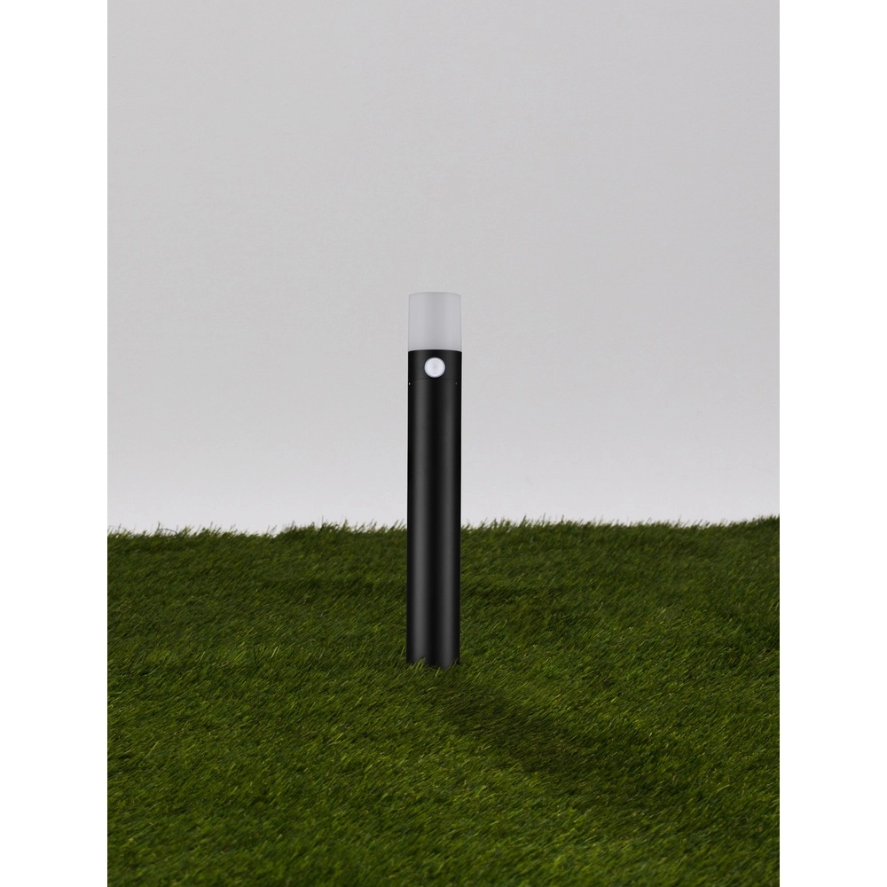 Design tuinlamp Paul zwart met sensor Lyora 5212017448262