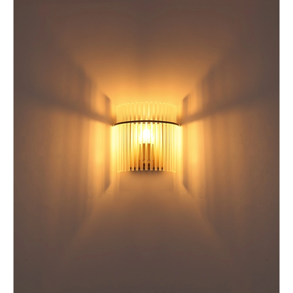 Wandlamp Gorley zand bruin met glas Globo 9007371572700