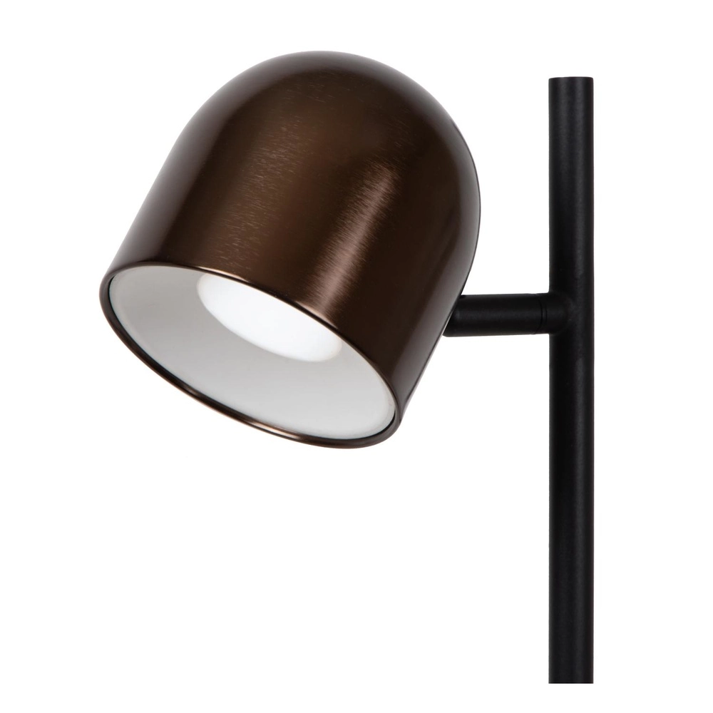 Oplaadbare vloerlamp Skanska Rech koffie bruin Lucide 5411212032171