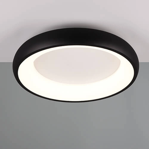 Led plafondlamp Cardona zwart - Ø 45cm Trio 4017807613902