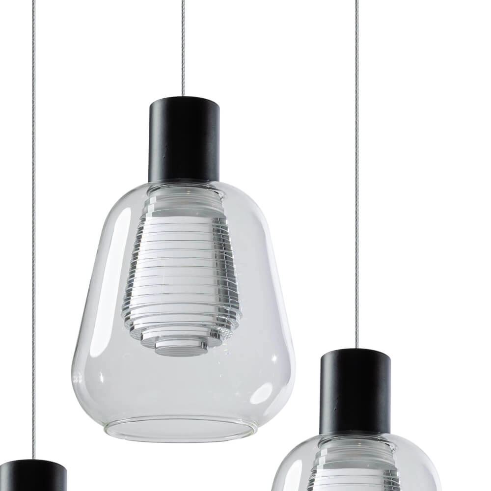 3-lichts hanglamp Gary glas ETH 9900002611536