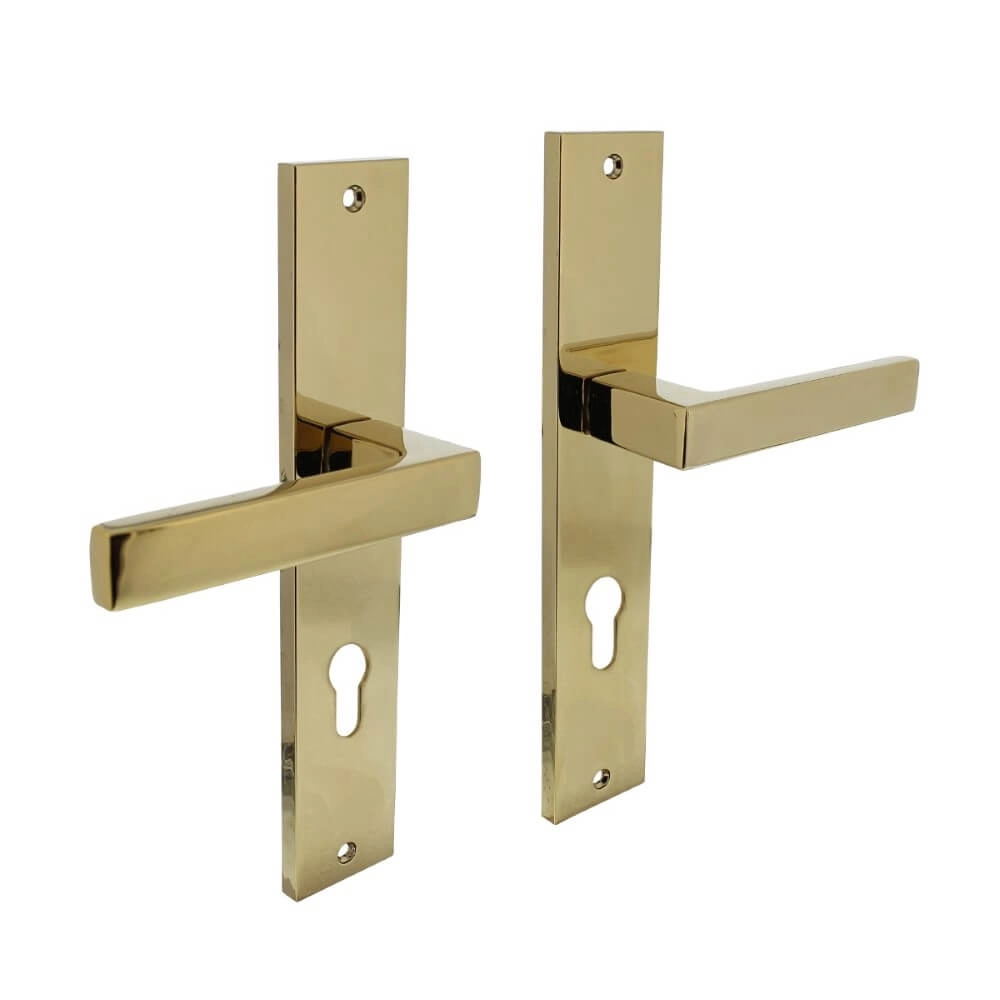 Deurklink Hera PC 72mm messing