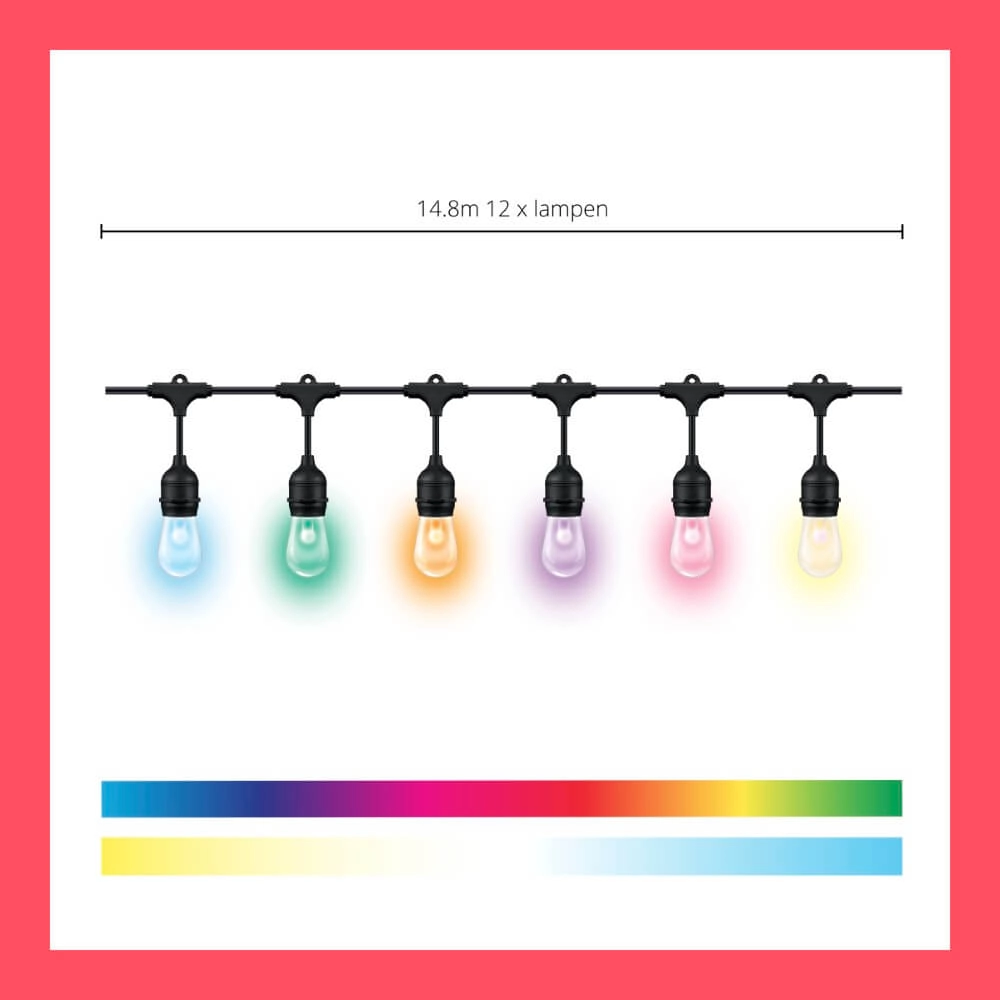 String Lights met 12 slimme sfeerlampjes WiZ 8719514554450