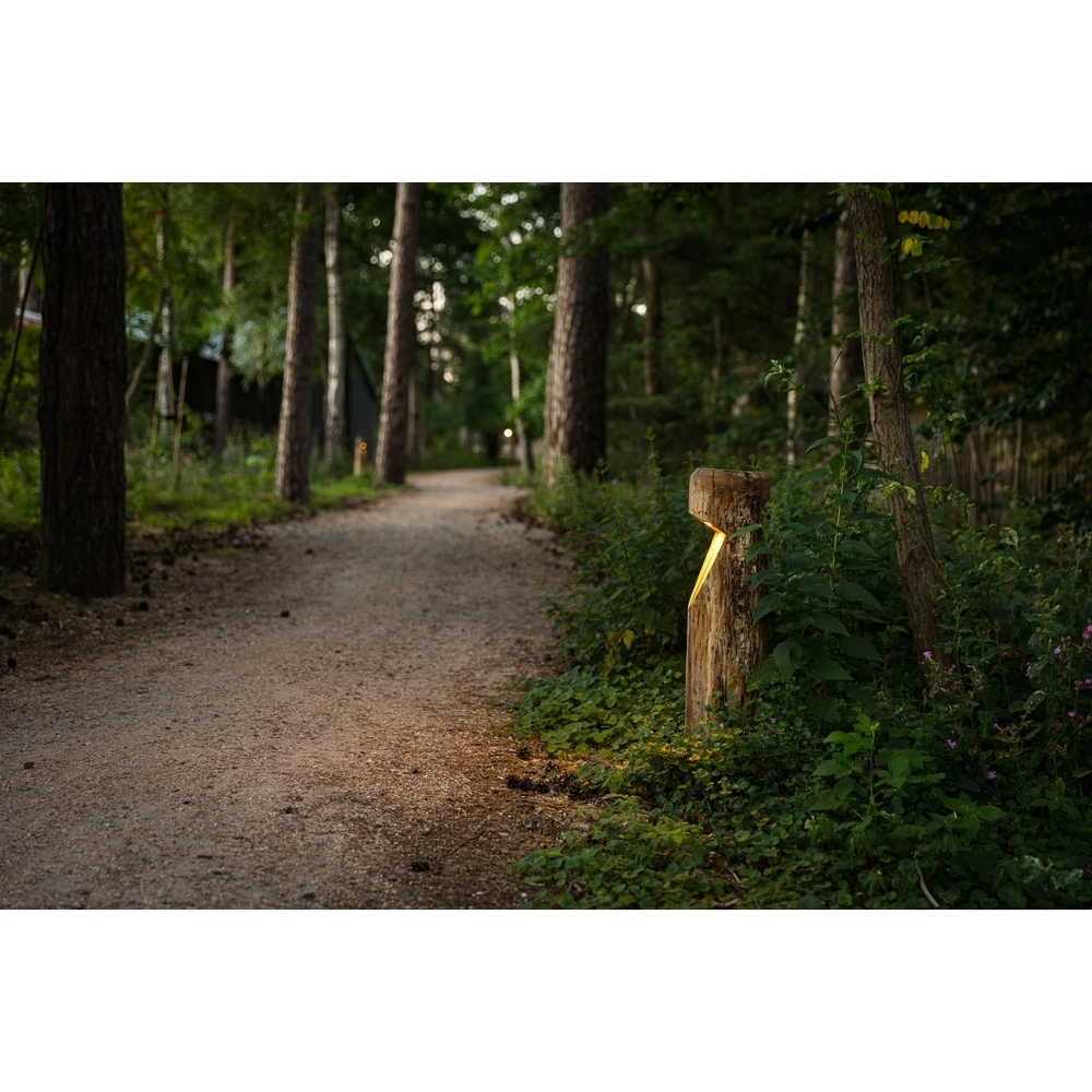Houten padverlichting Bosco Kastanje - 65cm - 2700K Timberlab 8716803513709