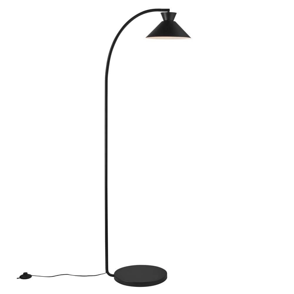 Strakke vloerlamp Dial zwart Nordlux 5704924013768