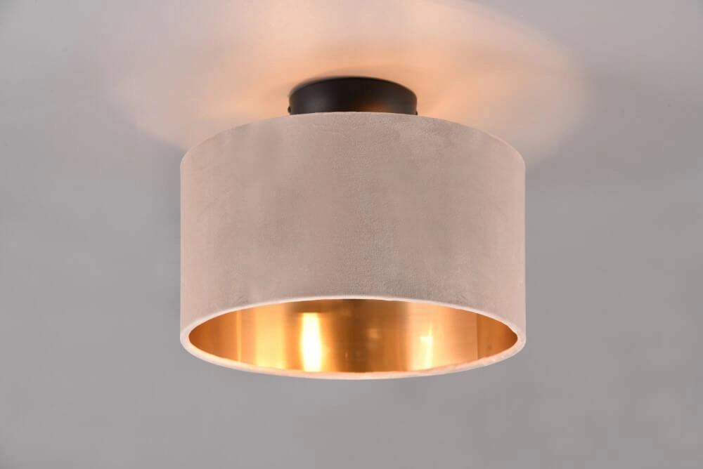 Plafondlamp Julieta fluwele kap Trio 4017807574128