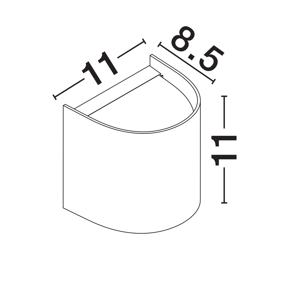 Downlighter York black Lyora 5212017453785