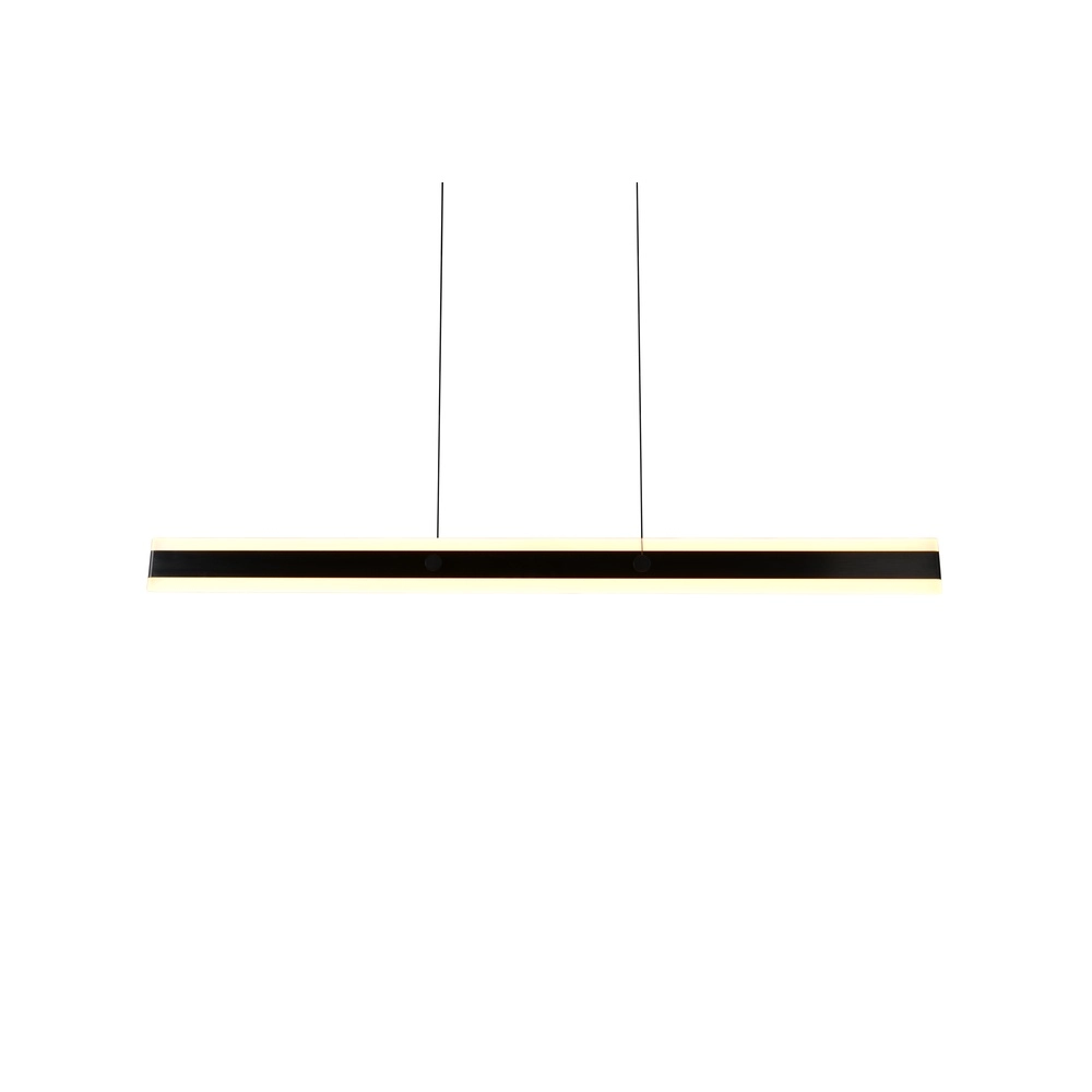 Moderne hanglamp Arcola 115cm zwart Trio 4017807661972