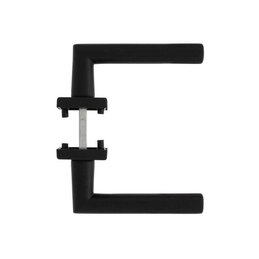 Deurklink Broome aluminium zwart vierkant Intersteel 8714186505281