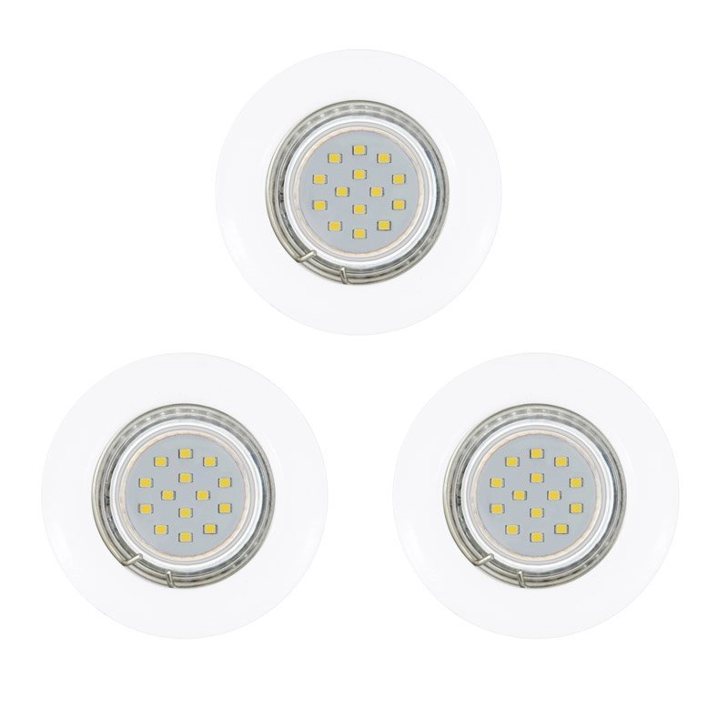 Inbouw spot Peneto Round 7,8cm set van 3 wit Inbouw spot Peneto Round 7,8cm set van 3 wit