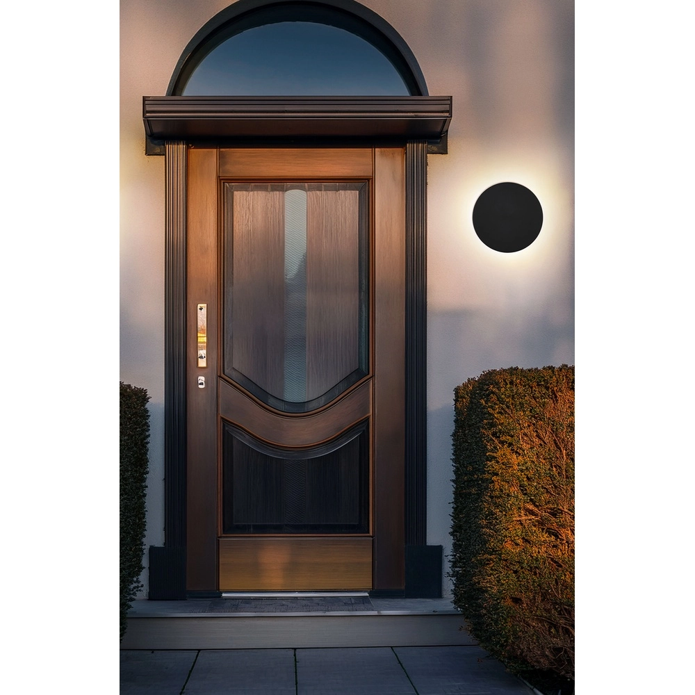 Strakke wandlamp Lamont zwart Globo 9007371507733