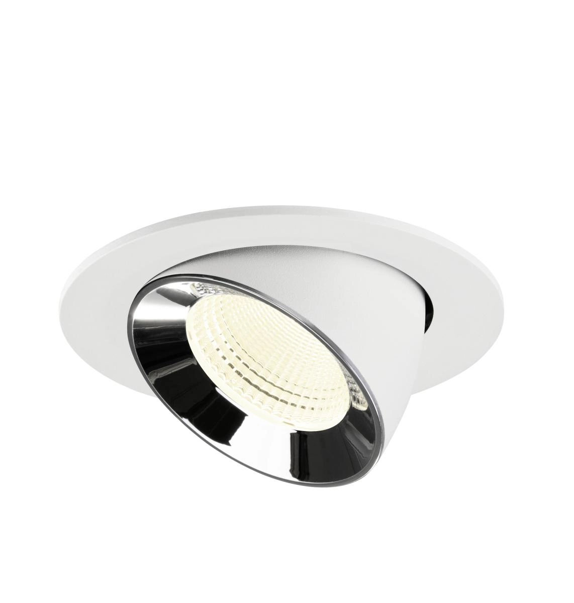 Inbouwspot Numinos Gimble L wit/chroom 4000K - 55gr SLV 4024163309981