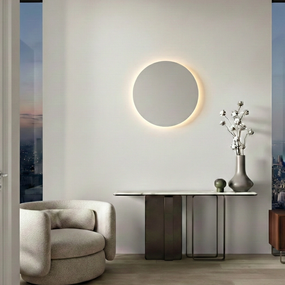 Design wandlamp Alida chroom Ø 50cm