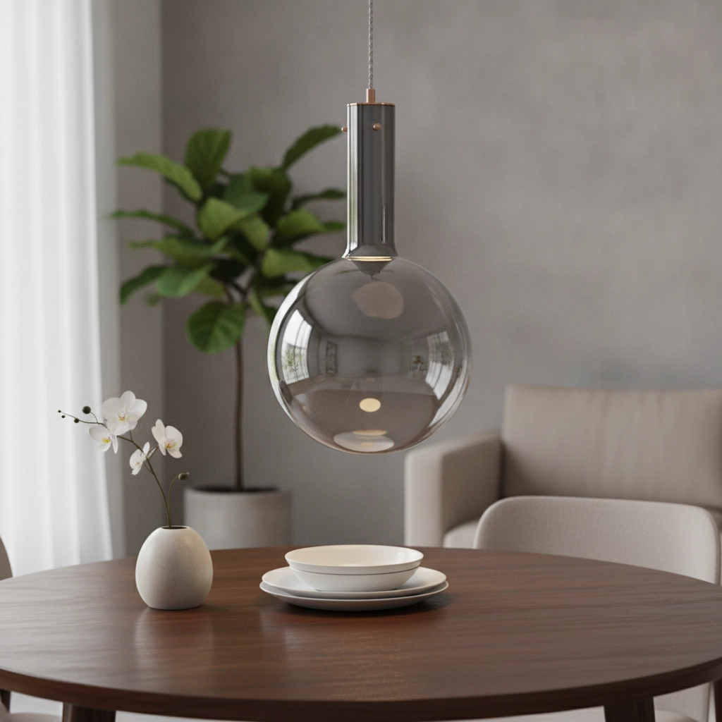 Hanglamp Nostos smoke glas