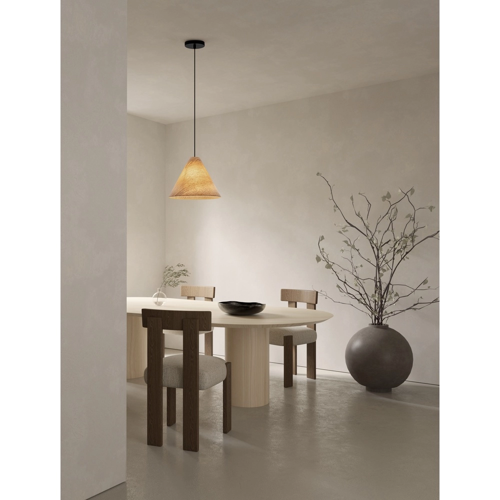 Houten hanglamp Elysian Ø 30cm Lyora 5212017468246