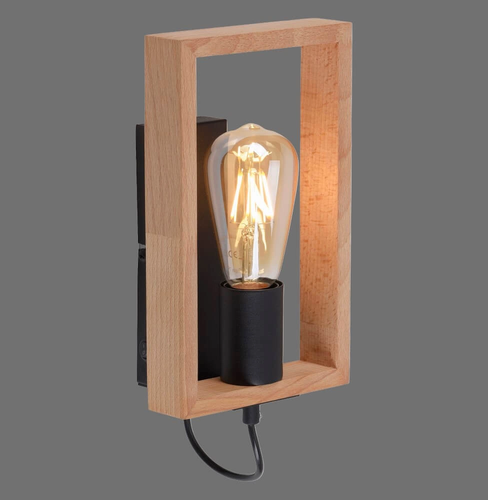 Landelijke wandlamp Franky 1-lichts Just Light 4043689966454