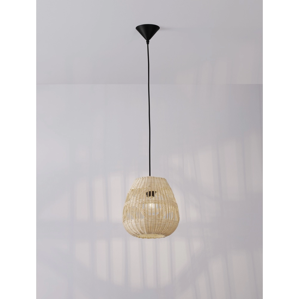 Rotan hanglamp Marlo Ø 27cm Lyora 5212017438799