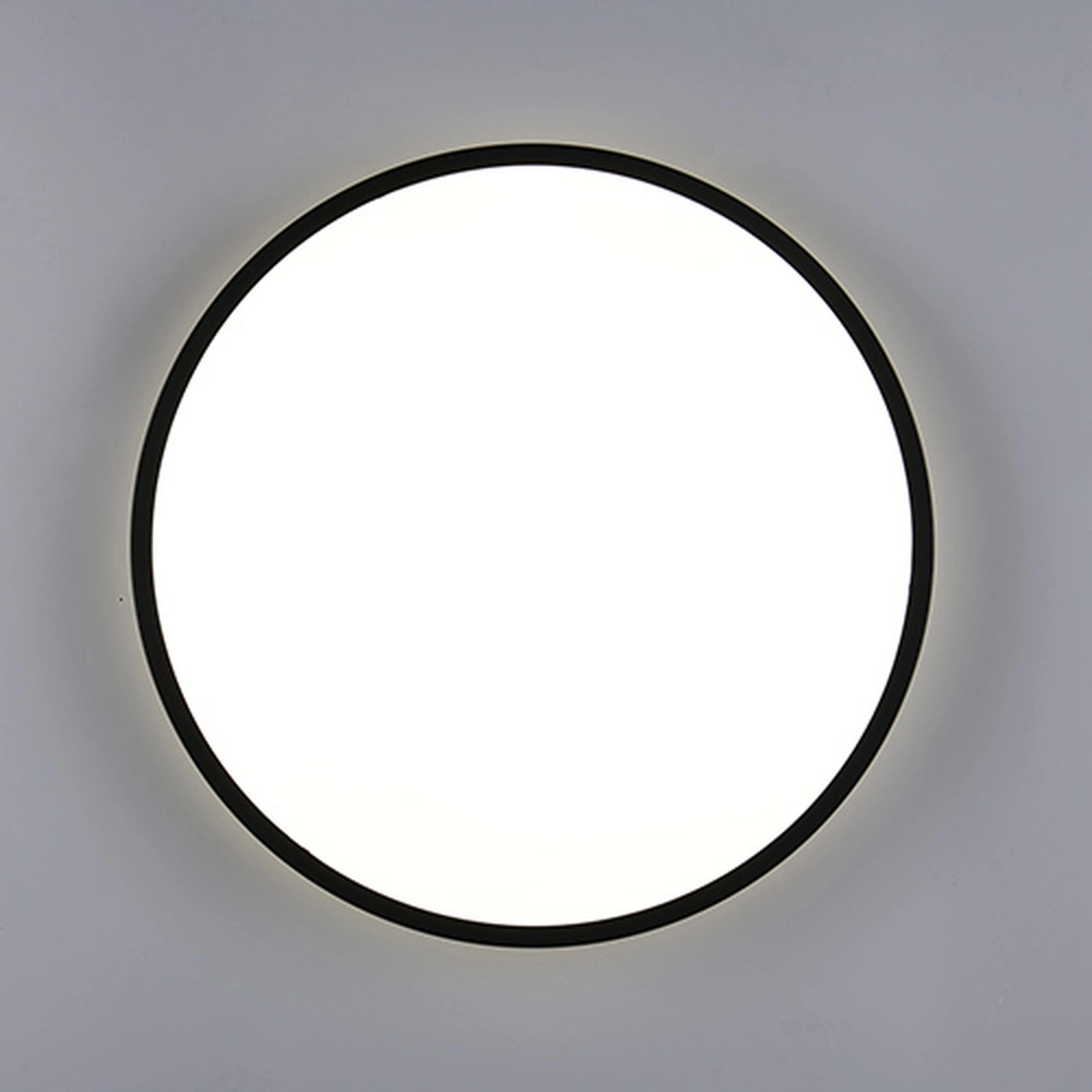 Plafonniere Anvi zwart Ø 38,5cm