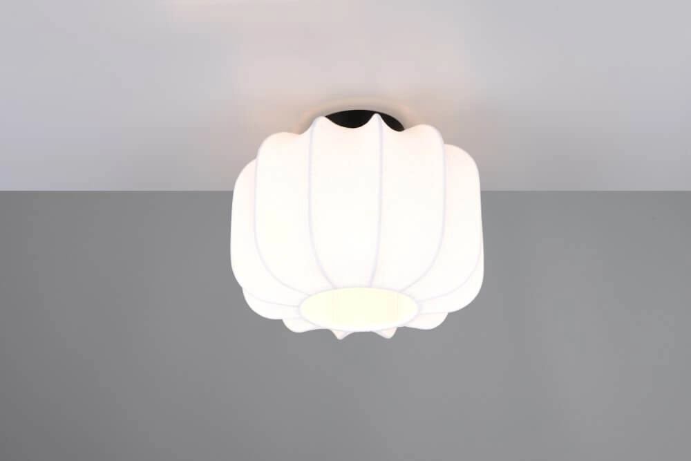 Witte design plafondlamp Madleine Ø 25cm Trio 4017807638240