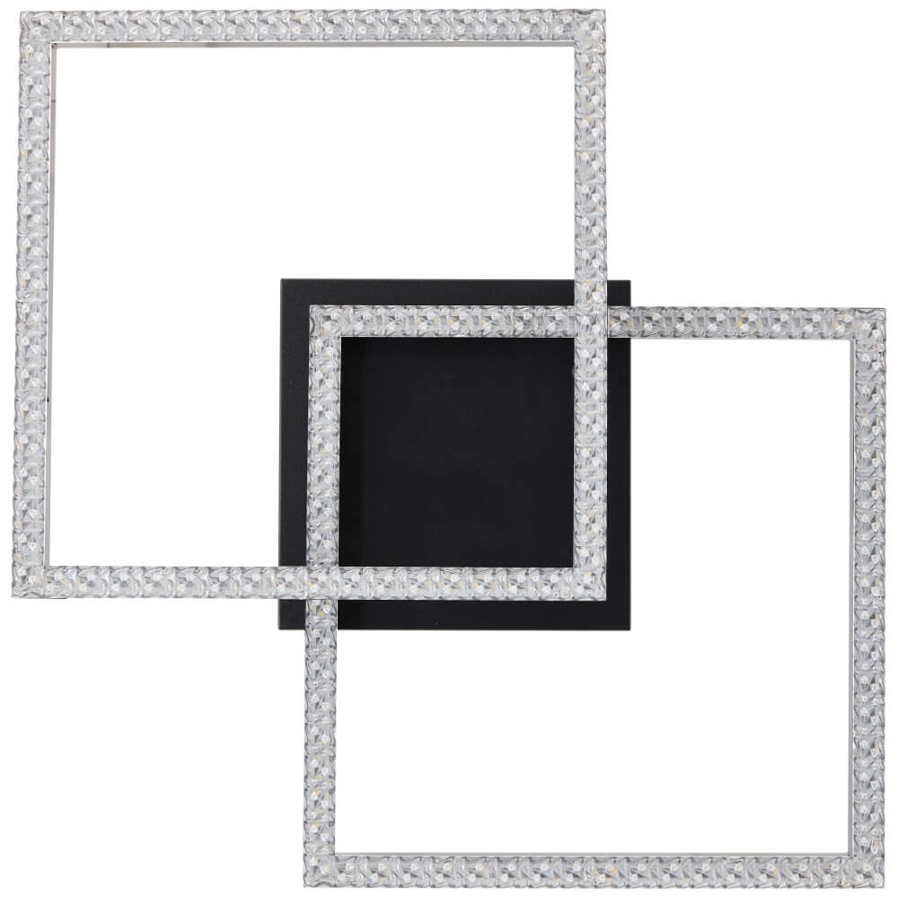 Zwarte plafondlamp Ranni 2700lm Brilliant 4004353442131