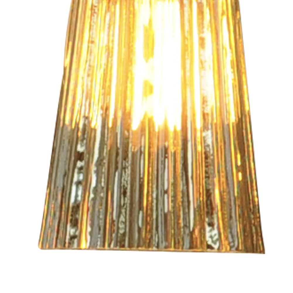Wandlamp zwart Quinto met gestreept glas Masterlight 8718121249506
