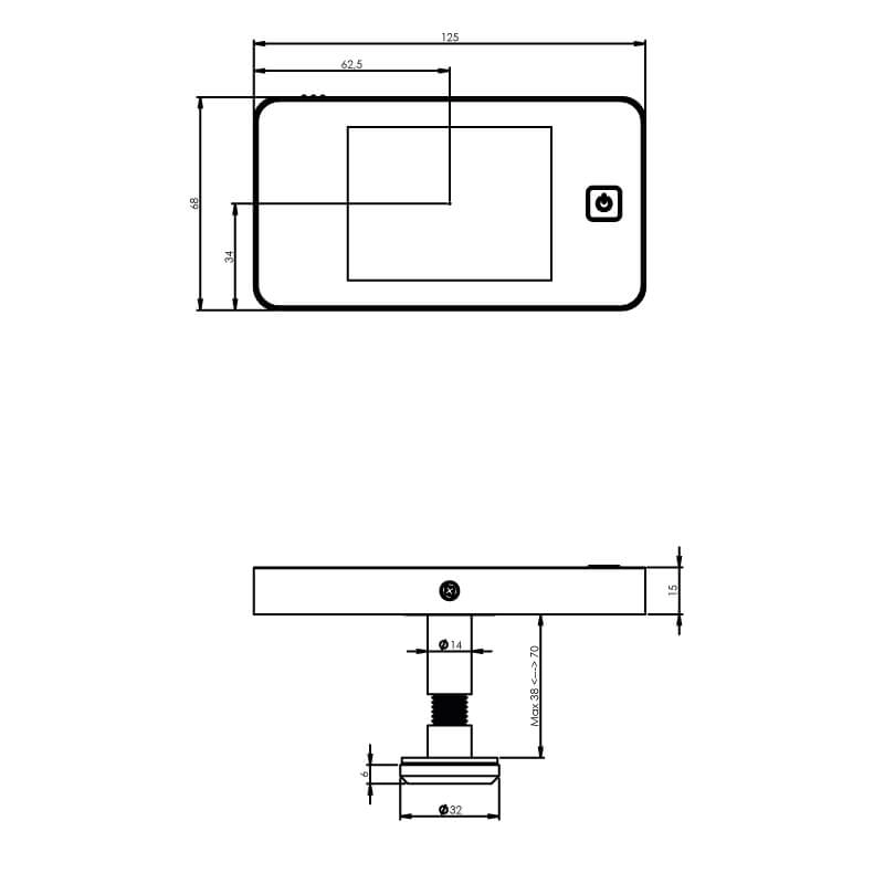 Digitale Doorcamera DDV Intersteel 8714186353066