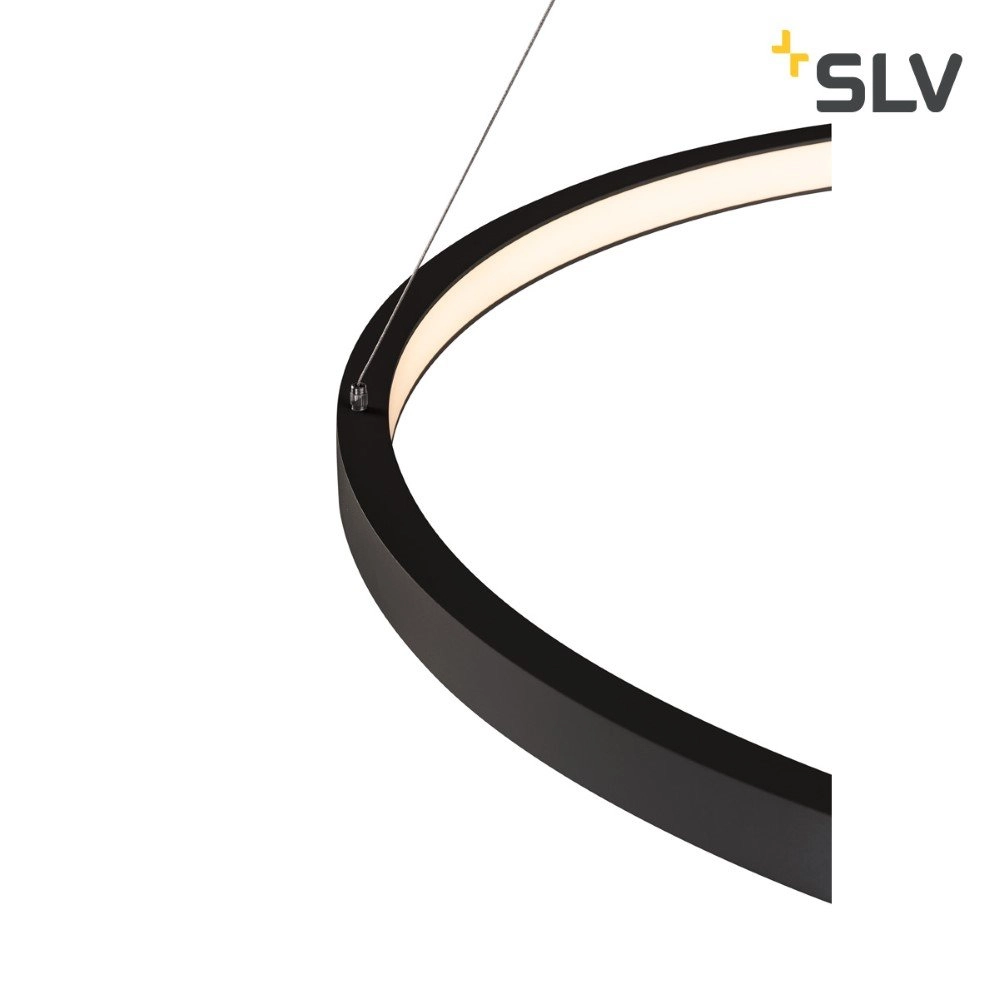 Led hanglamp One 80 Ø 80cm dimbaar zwart SLV 4024163231053