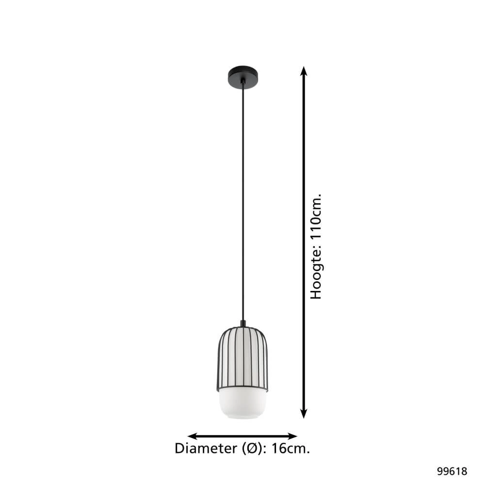 Design hanglamp Muleges Ø 16cm Eglo 9002759996185