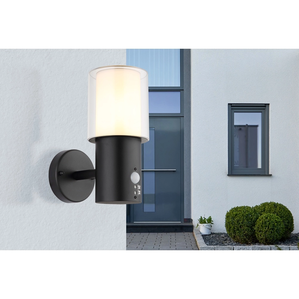 Design voordeurlamp Compton met sensor Globo 9007371592371
