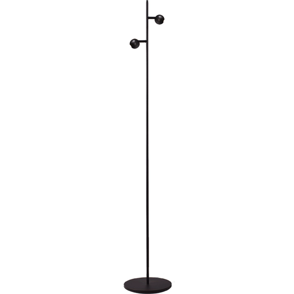 2-lichts vloerlamp Talana zwart