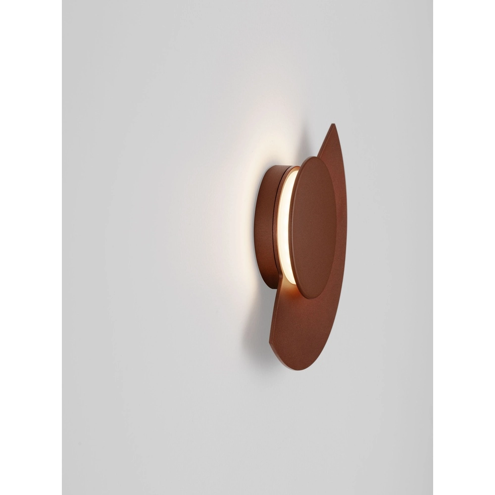 Moderne wandlamp Gloo roestbruin - 3000K Lyora 5212017497277