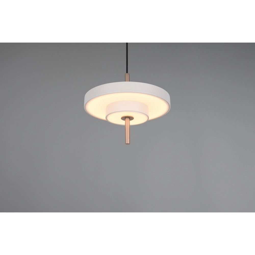 Design hanglamp Keaton wit Ø 20cm Trio 4017807653328