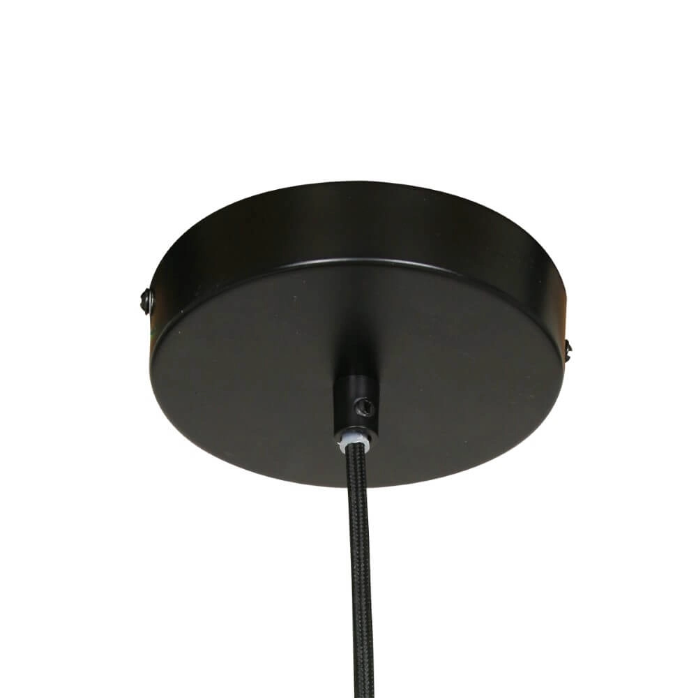 Hanglamp Bangalore Ø 70cm zwart met lichtbruin Steinhauer 8712746127935