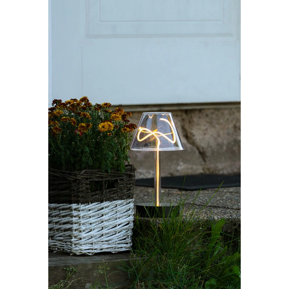 Unieke tafellamp Edison design oplaadbaar KonstSmide 7318300030393