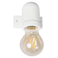Porseleinen wandlamp Vintage Wall wit