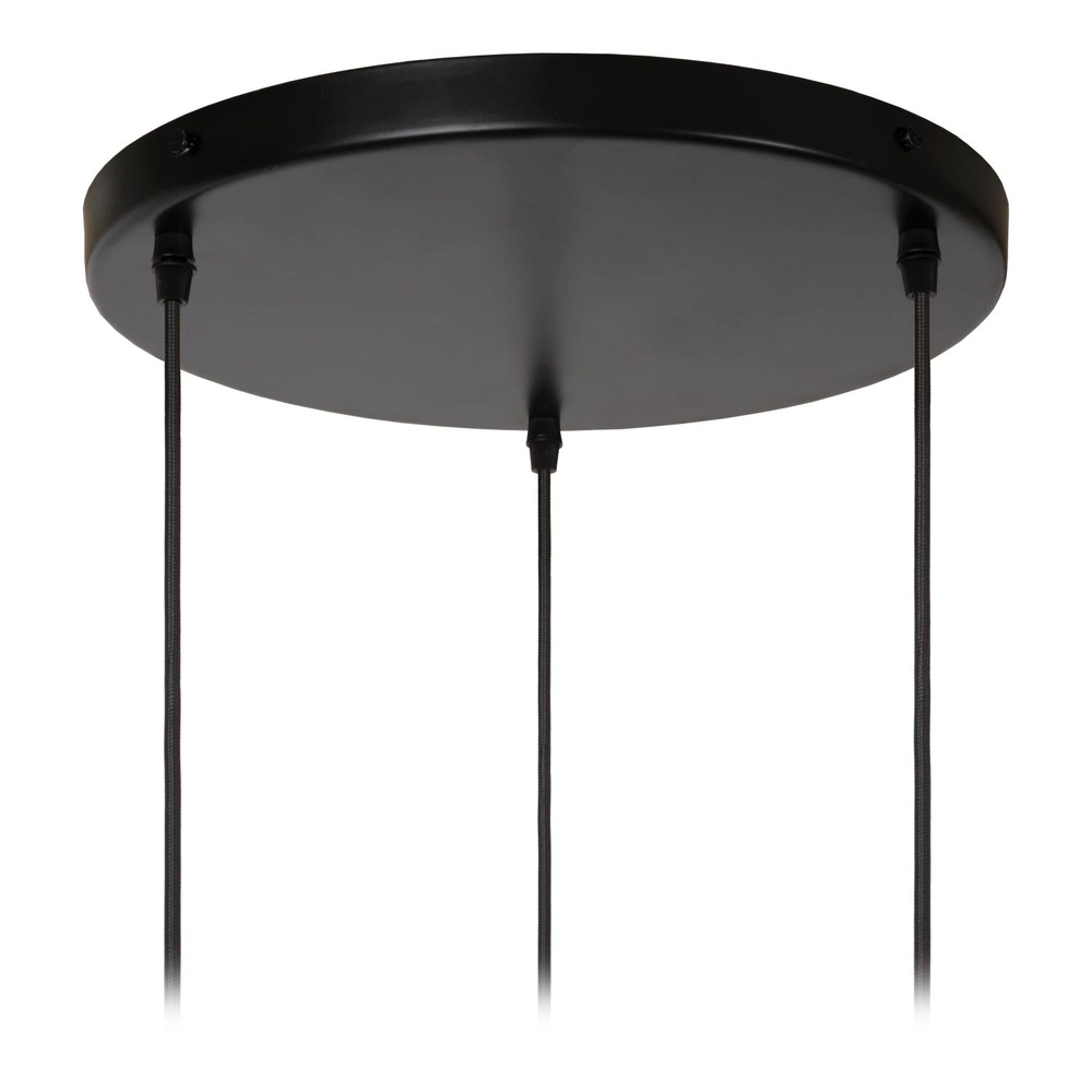 Design hanglamp Bina 3-lichts rond wit Lucide 5411212135018