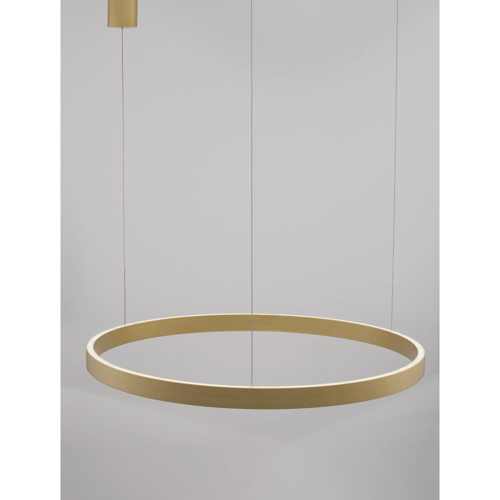 Gouden hanglamp Elowen design Ø 80cm Lyora 5212017439109