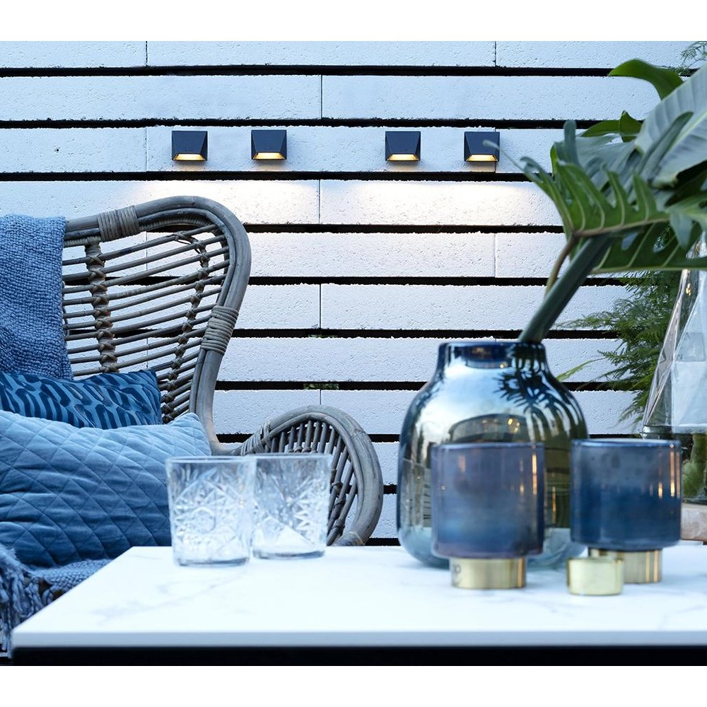 Wandspotje Mini Wedge Dark 12 volt LED In-lite 8717051004322